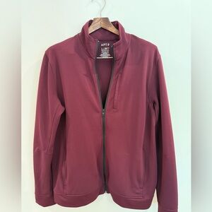APT. 9 Performance Jacket | Burgundy | Men’s Large | Premier Flex Full Zip